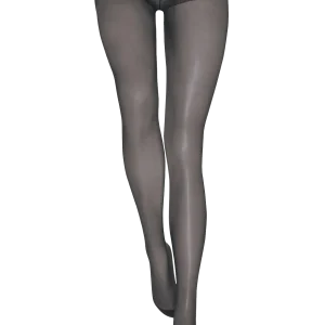 Collant Transparent Satiné Voilance Éclat 20D Made in France - Noir