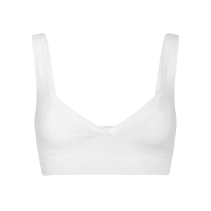 Brassière Bretelles Larges avec Maintien et Confort - Blanc